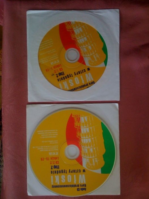 Włoski w cztery tygodnie, dwie płyty CD, Kurs