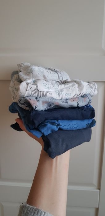 Paczka spodni 74 print bawełna wiskoza