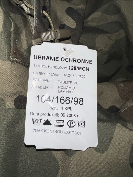 Ubranie ochronne 128. 104/166/98