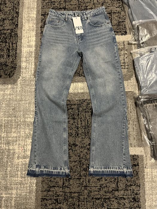 zara flared jeans
