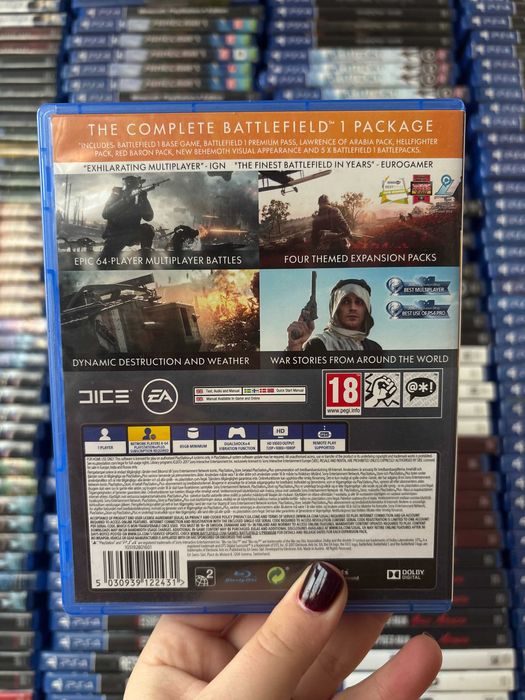 Гра Battlefield 1 Revolution на ps4, диск з грою на пс 4, ліцензія