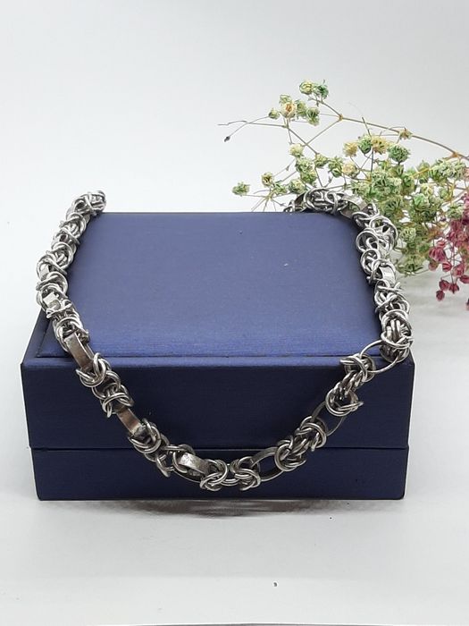 Elegancki naszyjnik ze srebra, srebro 925
