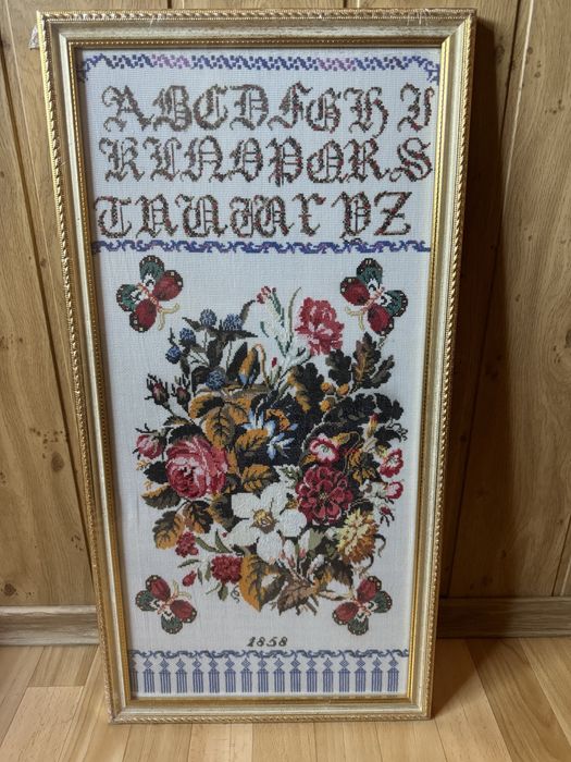 Вишивка хрестиком у рамі 35/70 см