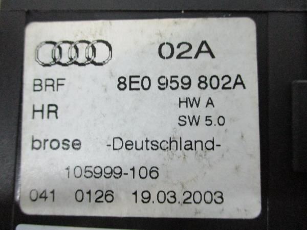 Motor vidro trás direito AUDI A4 (8E2, B6)