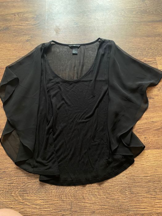 Czarna bluzka H&M S