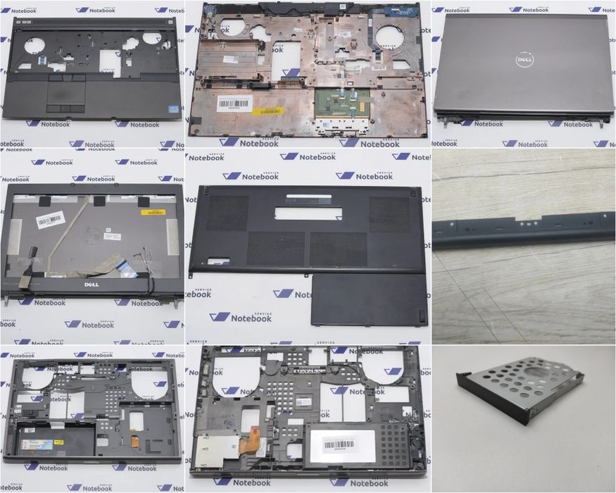 Dell Precision M4700 Верхня частина корпусу, топкейс кришка рамка дно