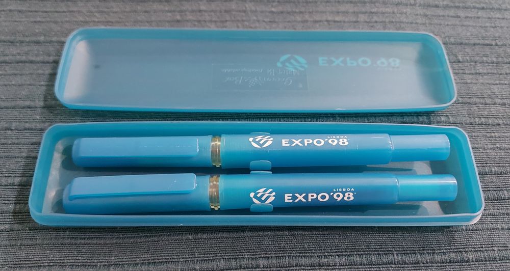 Estojo com caneta e lapiseira EXPO98