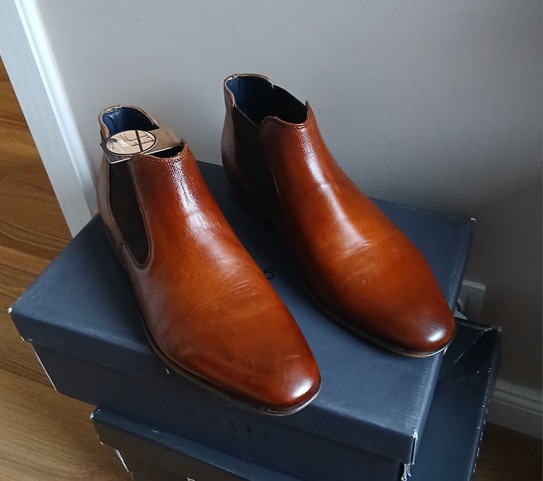 -40% Sztyblety skórzane Bugatti. R. 43.