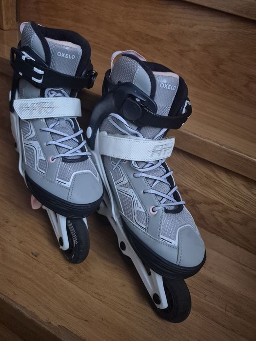 ROLKI oxelo w rozm. 35 - 38 i ochraniacze rozm. XS