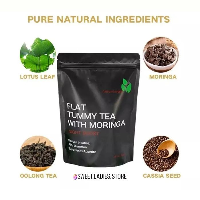 Flat Tummy Tea with Moringa | 28 bags tea