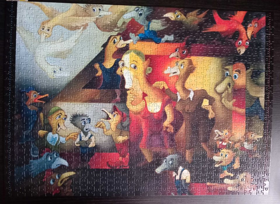 Puzzle Obras de Arte Portuguesas - O Patinho Feio de Norberto Nunes