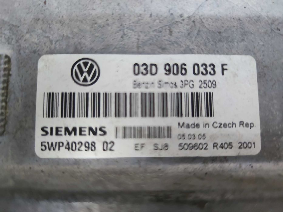 Volkswagen VW Polo 9N Lift 1.2 12V Komputer Sterownik Silnika