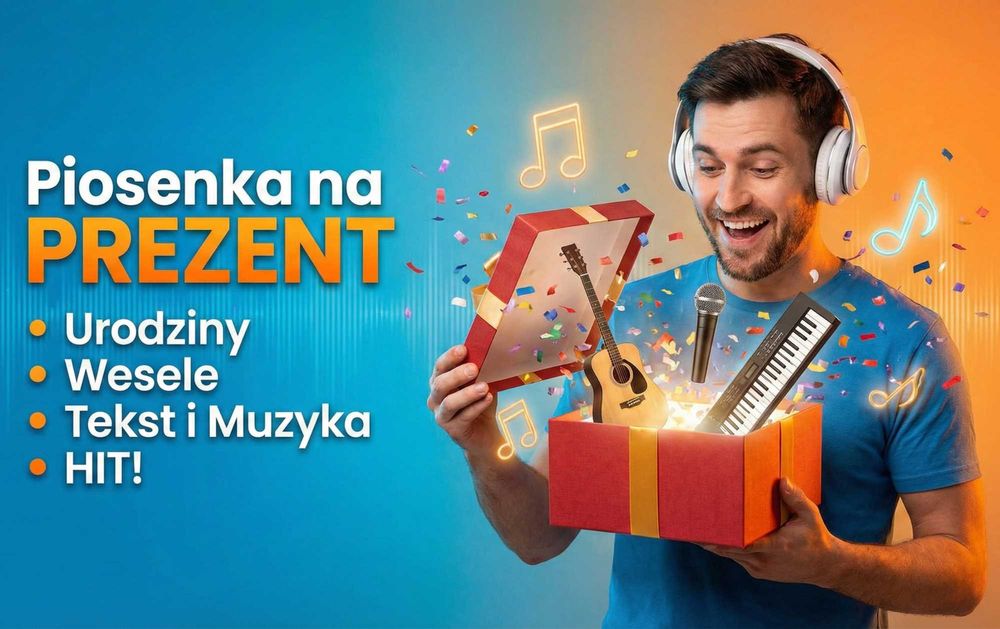 Piosenka na PREZENT • Urodziny • Wesele • Tekst i Muzyka • HIT!
