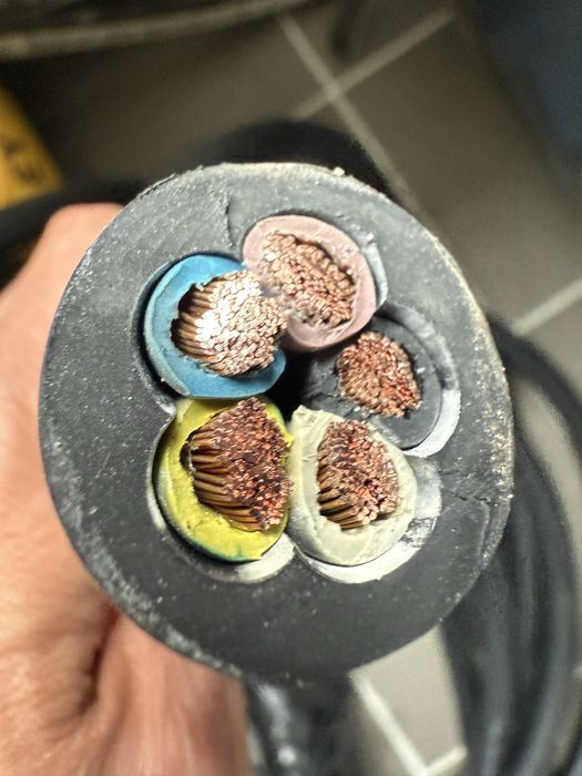 13m przewód 5x16 kabel