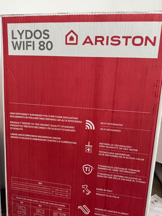 *NOVO* Termoacumulador Ariston Lydos WIFI G+ 80L
