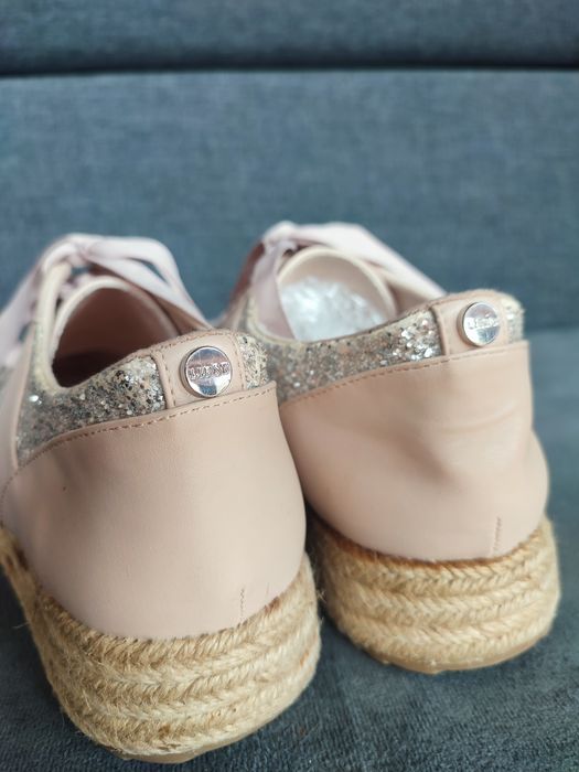 Buty Lipsy brokatowe 38 24cm.