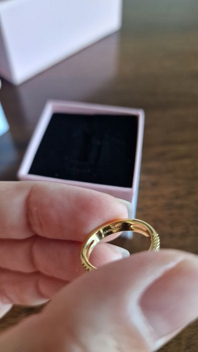 Anel Duplo Pandora (Revestimento a ouro 14K)