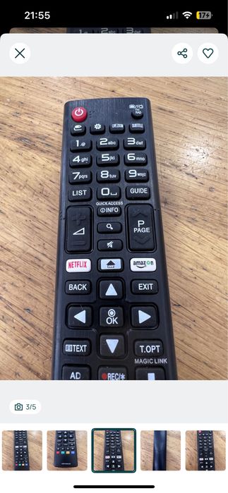 Comando TV universal LG - NOVO