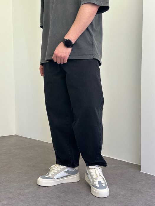 Джинси чоловічі широкі baggy/balloon jeans, штани баггі балони | Джинсы широкие мужские, штаны, джынсы беги 90 х реп rap sk8 | Розмір L
