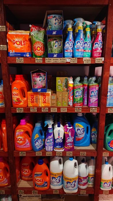 Італійська побутова хімія ChanteClair, Ace, Sole, Cif