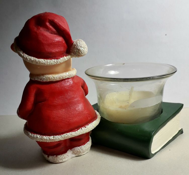 Новогодняя свеча подсвечник елочная игрушка кабанчик