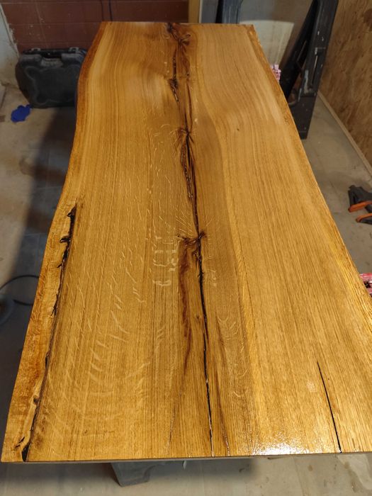 Blat dąb lity monolit olejowany 45x500x1200mm