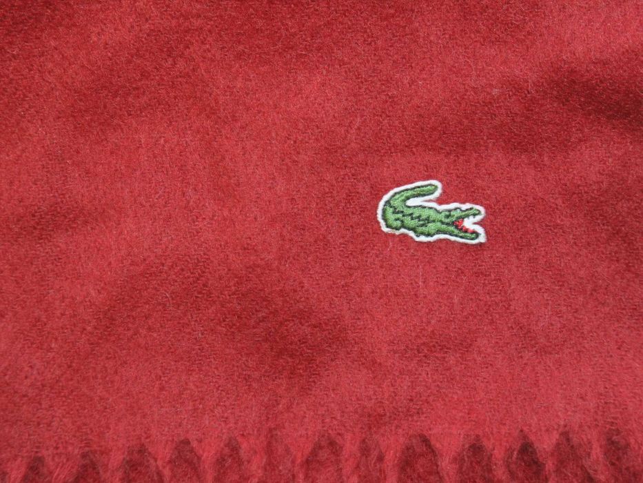 Lacoste kaszmirowy szal szalik