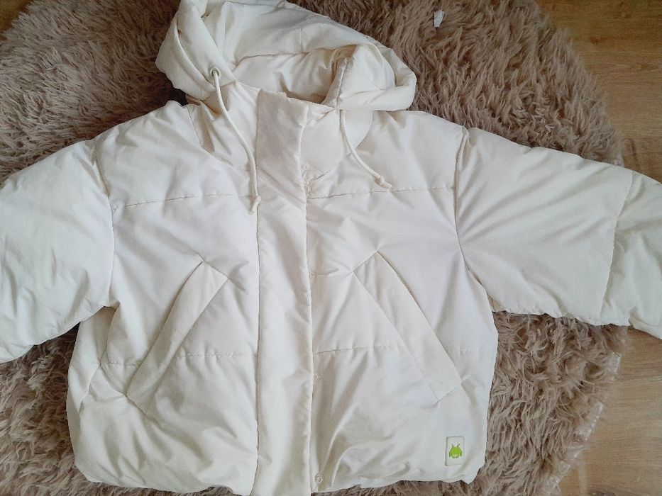 Kurtka Zara kremowa