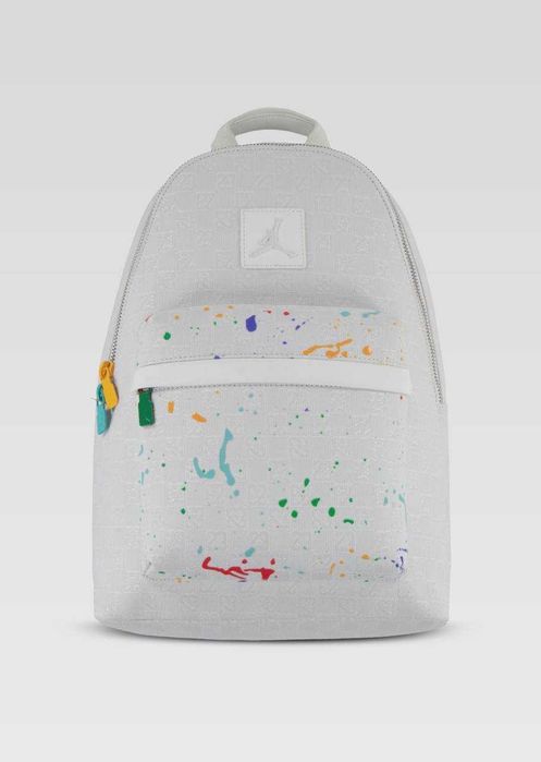 100% ОРИГІНАЛ Jordan jam 23 monogram white colour backpack 20L чоловічій жіночій унісекс рюкзак монограмний об'єм 20 літрів
