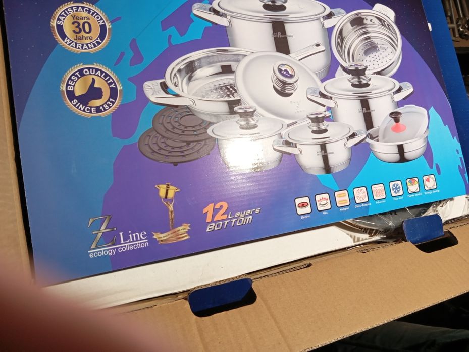 Набір посуду нержавіюча сталь teiliges zp 1730: 5 800 грн. - Посуд