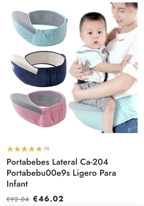 Porta Bebé Lateral/Quadriz