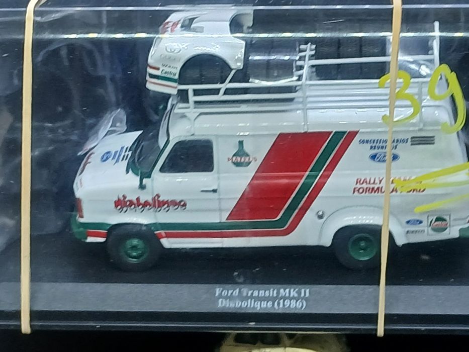 Miniaturas escala 1/43 Carrinhas de Assistência  de Ralies  8 modelos diferentes
