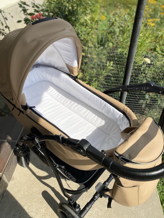 Дитяча коляска 2 в 1 Classik (Класик) Victoria Gold екошкіра