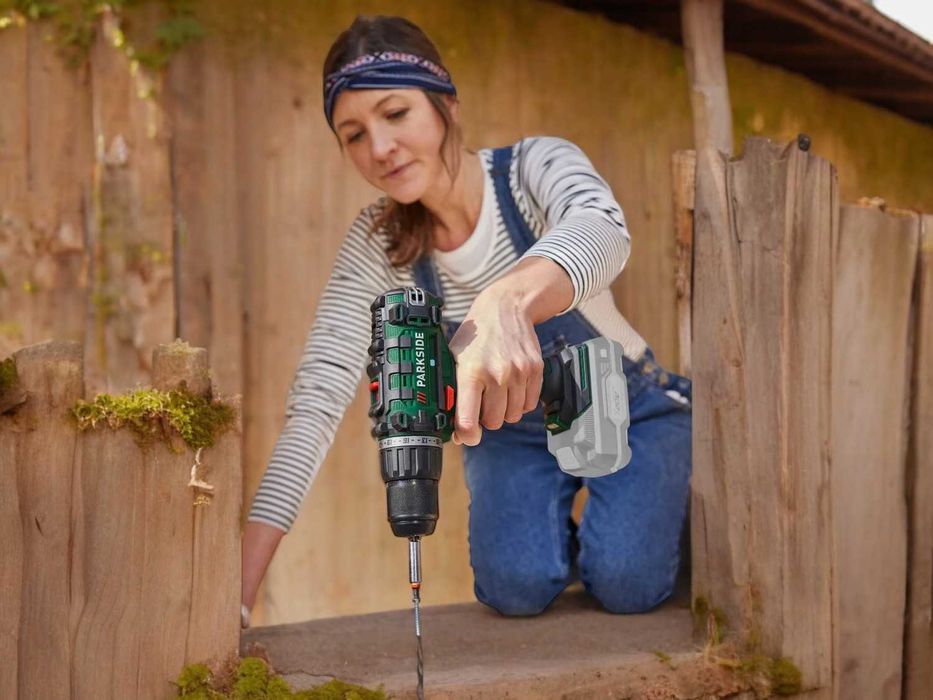 Akumulatorowa wiertarkowkrętarka Parkside + Aku 2Ah + ładowarka - NOWA