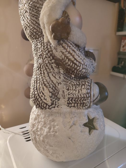 Duża figurka lampion 46 cm + lampki druciki.