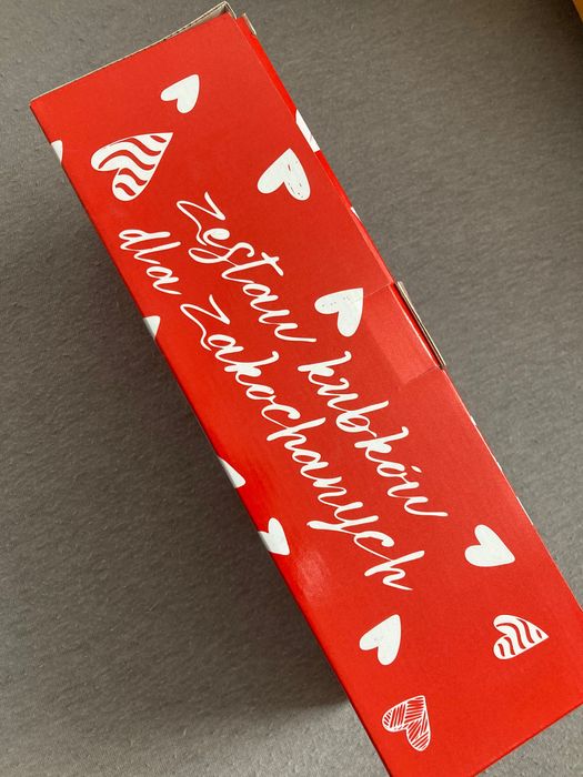 Fajny prezent nie tylko  na Walentynki - zestaw kubków dla zakochanych