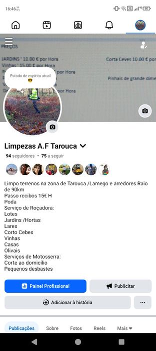 Limpezas de jardins e terrenos