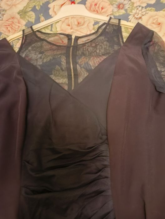 Suknia w granat grafit 42 XL