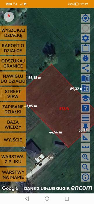 1 h 2 duże działki ładna okolica