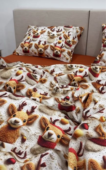 Полуторний комплект постільної білизни | Новий | 100% бавовна