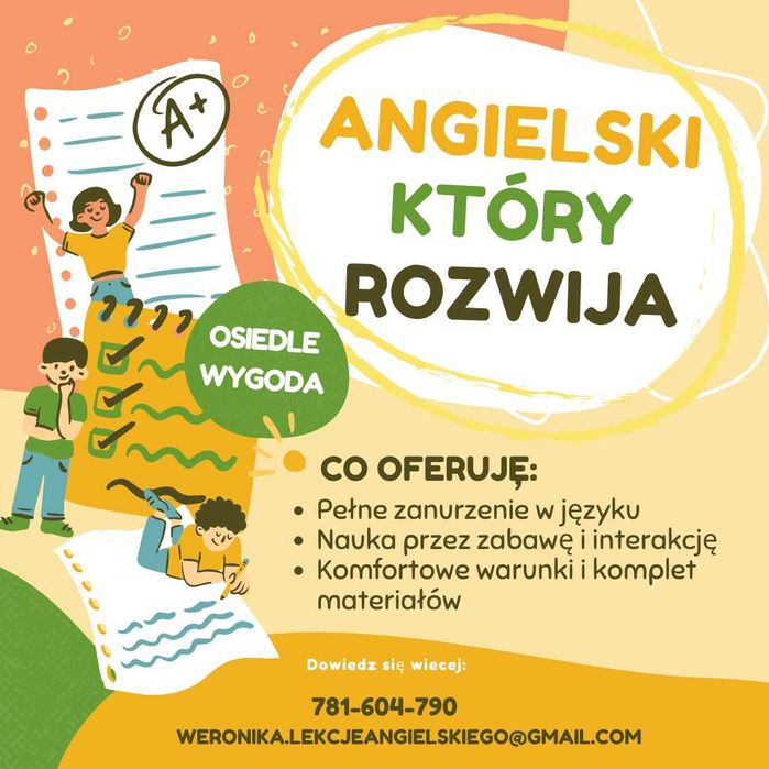Rozwijające zajęcia językowe dla dzieci