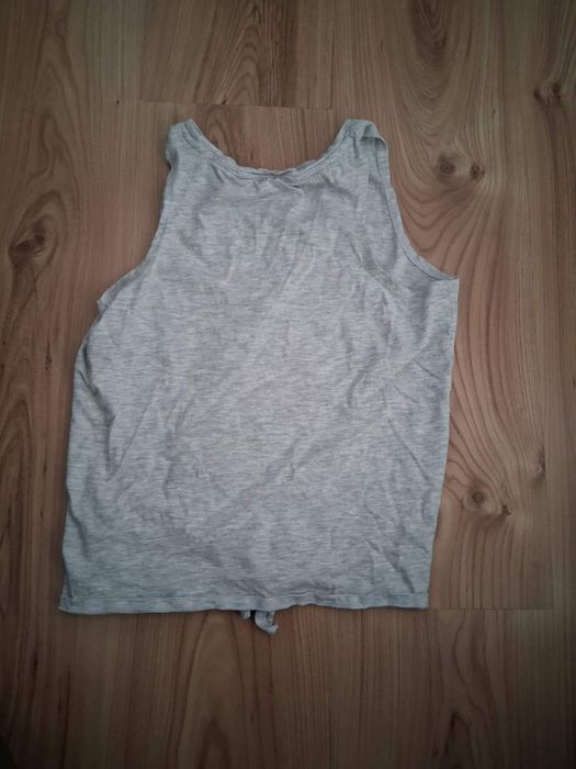 Szary top na ramiączkach H&M