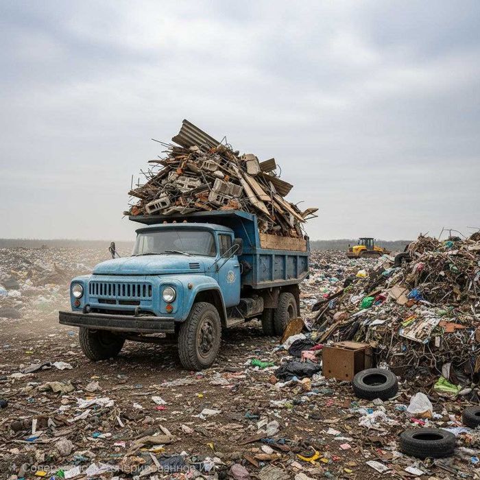 Вывезти строительный мусор Харьков , Заказать лодочку с грузчиками