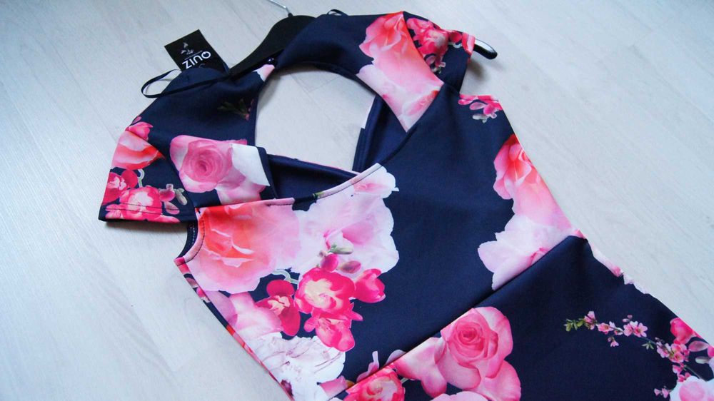 QUIZ - piękna sukienka, rozmiar 8 / S - nowa z metką