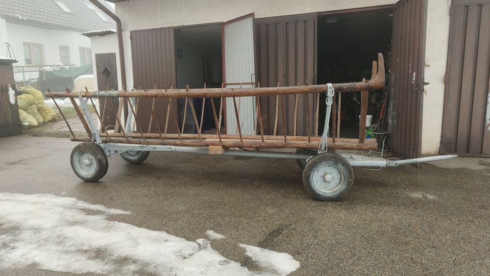 Wóz konny drabiniasty znaczniki do ziemniaków