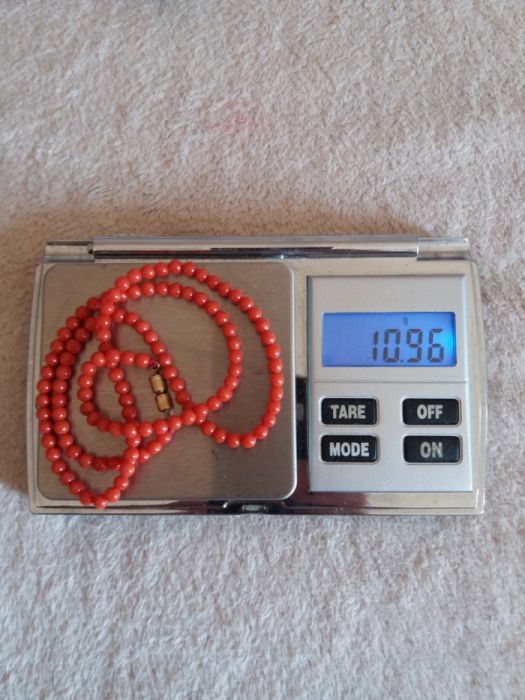 Koral naturalny sznur