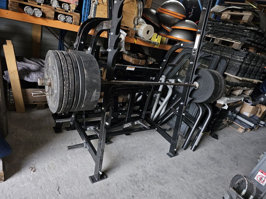 Zestaw olimpijski bumper 90kg+Gryf Hes