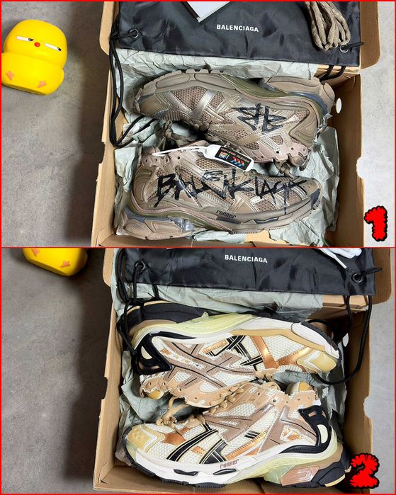 ‼️Кросівки Balenciaga Runner Brown Graffiti та Gold | Розміри 36 - 46 | Баленсіага Ранер ‼️