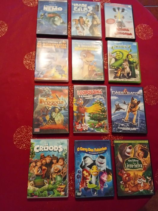 Pack 83 DVD's (filmes, desenhos animados, documentários)