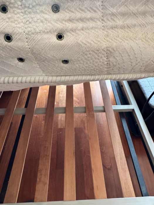 Cama casal 160x200 com estrado e colchão